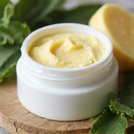 LuxTon Hydrating Face Cream, close up of ingredients